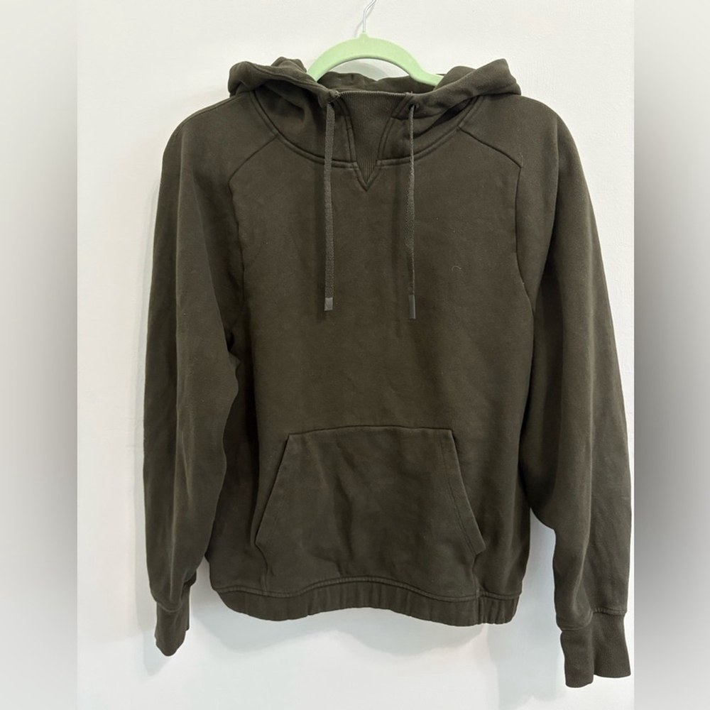 Lululemon | Warm For Winter Hoodie | Sz 6 | Dark Olive | EUC - Picture 6 of 14
